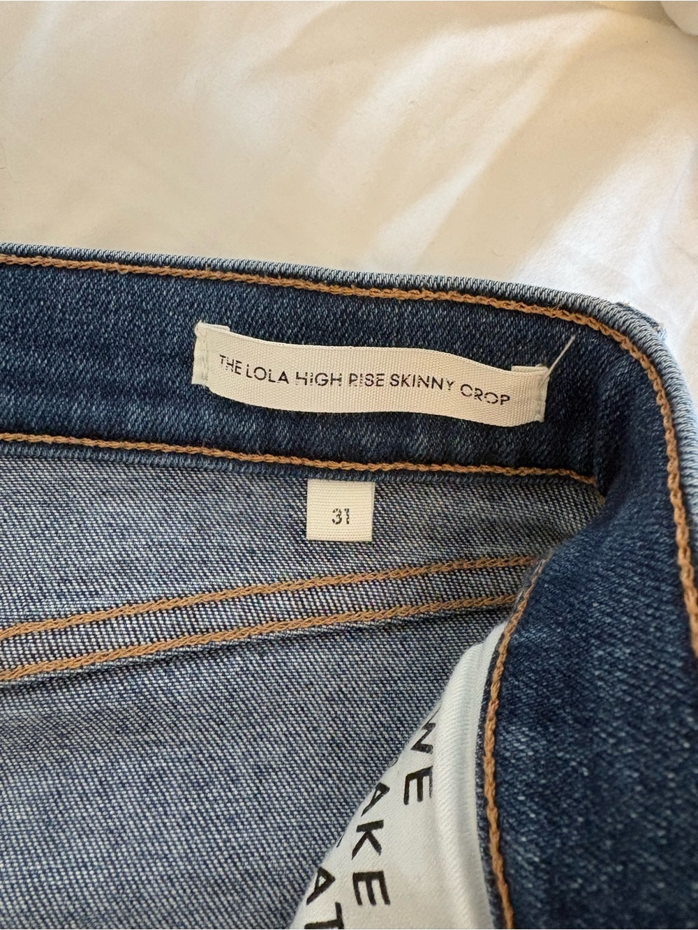 Aritzia Lola High Rise Skinny Crop Jeans - Size 31 - Picture 2 of 4